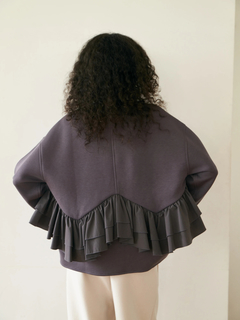 Brown&Street(ブラウンアンドストリート) |【着映え・腰回りカバー】フリルポンチジャケット