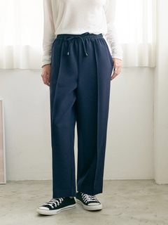 Brown&Street(ブラウンアンドストリート) |【ウエストゴム/万能パンツ】コントラストイージーパンツ