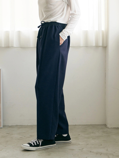 Brown&Street(ブラウンアンドストリート) |【ウエストゴム/万能パンツ】コントラストイージーパンツ