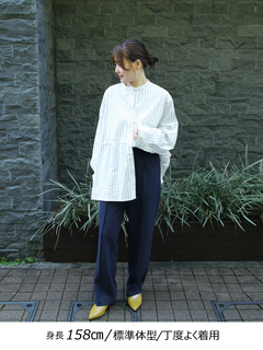 Brown&Street(ブラウンアンドストリート) |【ウエストゴム/万能パンツ】コントラストイージーパンツ