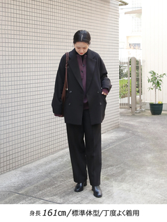 Brown&Street(ブラウンアンドストリート) |【ウエストゴム/万能パンツ】コントラストイージーパンツ