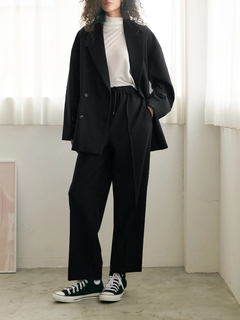 Brown&Street(ブラウンアンドストリート) |【ウエストゴム/万能パンツ】コントラストイージーパンツ