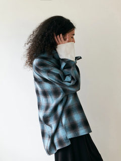 Brown&Street(ブラウンアンドストリート) |【ワイドなサイズ/長めの着丈】フランネルチェックシャツ