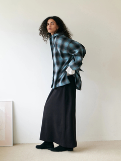 Brown&Street(ブラウンアンドストリート) |【ワイドなサイズ/長めの着丈】フランネルチェックシャツ