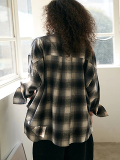 Brown&Street(ブラウンアンドストリート) |【ワイドなサイズ/長めの着丈】フランネルチェックシャツ