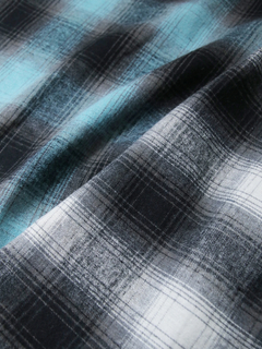 Brown&Street(ブラウンアンドストリート) |【ワイドなサイズ/長めの着丈】フランネルチェックシャツ