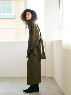 Brown&Street(ブラウンアンドストリート) |【暖かい/体型カバー】フリースオーバーサイズシャツ