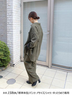 Brown&Street(ブラウンアンドストリート) |【暖かい/体型カバー】フリースオーバーサイズシャツ