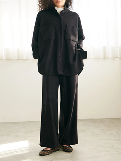 Brown&Street(ブラウンアンドストリート) |【暖かい/体型カバー】フリースオーバーサイズシャツ