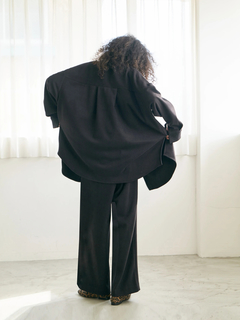 Brown&Street(ブラウンアンドストリート) |【暖かい/体型カバー】フリースオーバーサイズシャツ