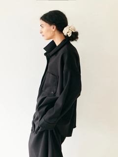 Brown&Street(ブラウンアンドストリート) |【暖かい/体型カバー】フリースオーバーサイズシャツ