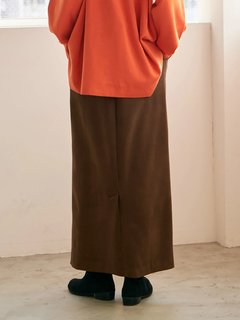 Brown&Street(ブラウンアンドストリート) |【暖かい/ウエスト一周ゴム】フリースタイトスカート