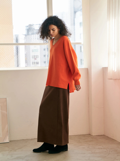 Brown&Street(ブラウンアンドストリート) |【暖かい/ウエスト一周ゴム】フリースタイトスカート