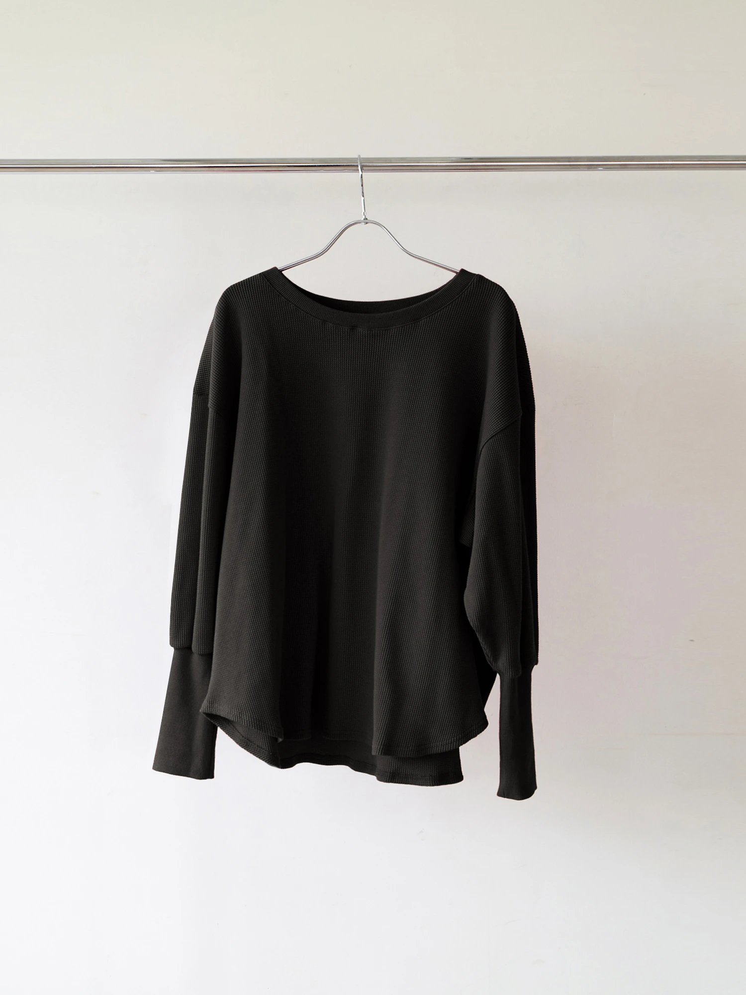 長め丈/デイリーウェア】オーバーワッフルトップス / Brown&Street