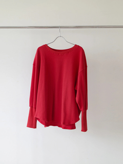 Brown&Street(ブラウンアンドストリート) |【長め丈/デイリーウェア】オーバーワッフルトップス