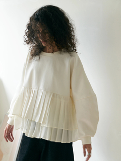 Brown&Street(ブラウンアンドストリート) |【体型カバー/スタイルアップ】プリーツレイヤードぺプラム