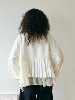 Brown&Street(ブラウンアンドストリート) |【体型カバー/スタイルアップ】プリーツレイヤードぺプラム