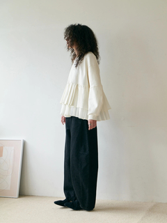 Brown&Street(ブラウンアンドストリート) |【体型カバー/スタイルアップ】プリーツレイヤードぺプラム