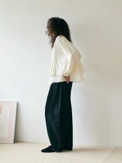 Brown&Street(ブラウンアンドストリート) |【体型カバー/スタイルアップ】プリーツレイヤードぺプラム