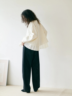 Brown&Street(ブラウンアンドストリート) |【体型カバー/スタイルアップ】プリーツレイヤードぺプラム