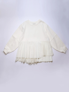 Brown&Street(ブラウンアンドストリート) |【体型カバー/スタイルアップ】プリーツレイヤードぺプラム