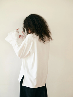 Brown&Street(ブラウンアンドストリート) |【レイヤードに映える】レースフレアカフロンT