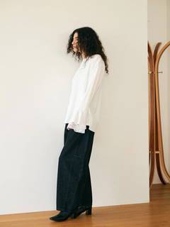 Brown&Street(ブラウンアンドストリート) |【レイヤードに映える】レースフレアカフロンT