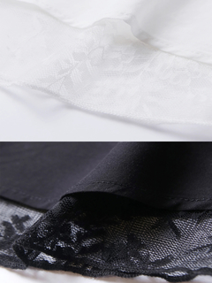 Brown&Street(ブラウンアンドストリート) |【レイヤードに映える】レースフレアカフロンT