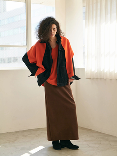 Brown&Street(ブラウンアンドストリート) |【暖かい/気持ち良い】モイストタッチストール付きニット