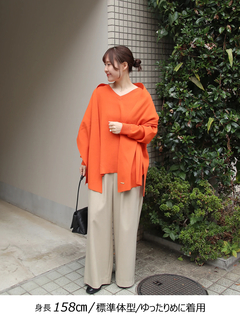 Brown&Street(ブラウンアンドストリート) |【暖かい/気持ち良い】モイストタッチストール付きニット