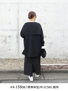 Brown&Street(ブラウンアンドストリート) |【暖かい/気持ち良い】モイストタッチストール付きニット