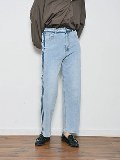 Brown&Street(ブラウンアンドストリート) |【再登場】フリンジラインデニム-PLUS