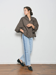 Brown&Street(ブラウンアンドストリート) |【再登場】フリンジラインデニム-PLUS