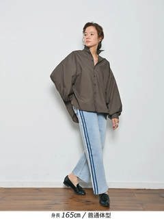 Brown&Street(ブラウンアンドストリート) |【再登場】フリンジラインデニム-PLUS